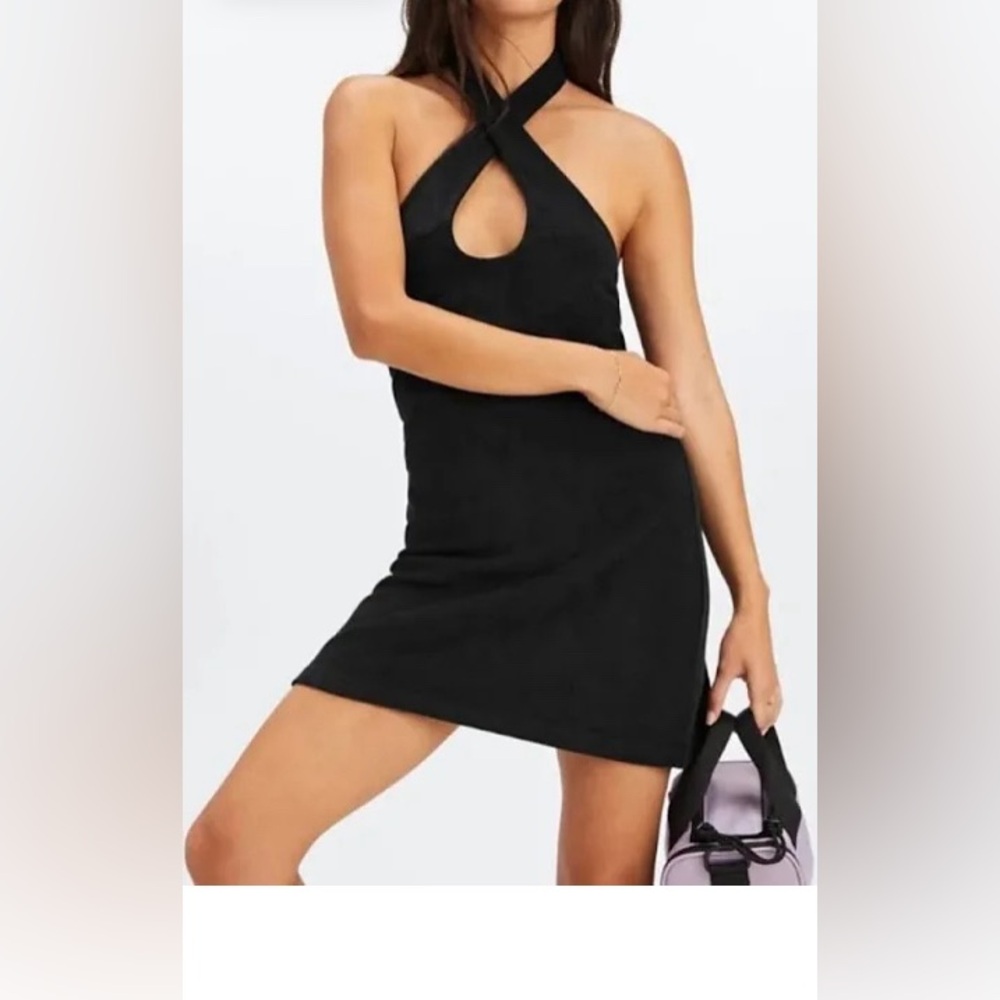 Fabletics terry halter dress size medium NWT